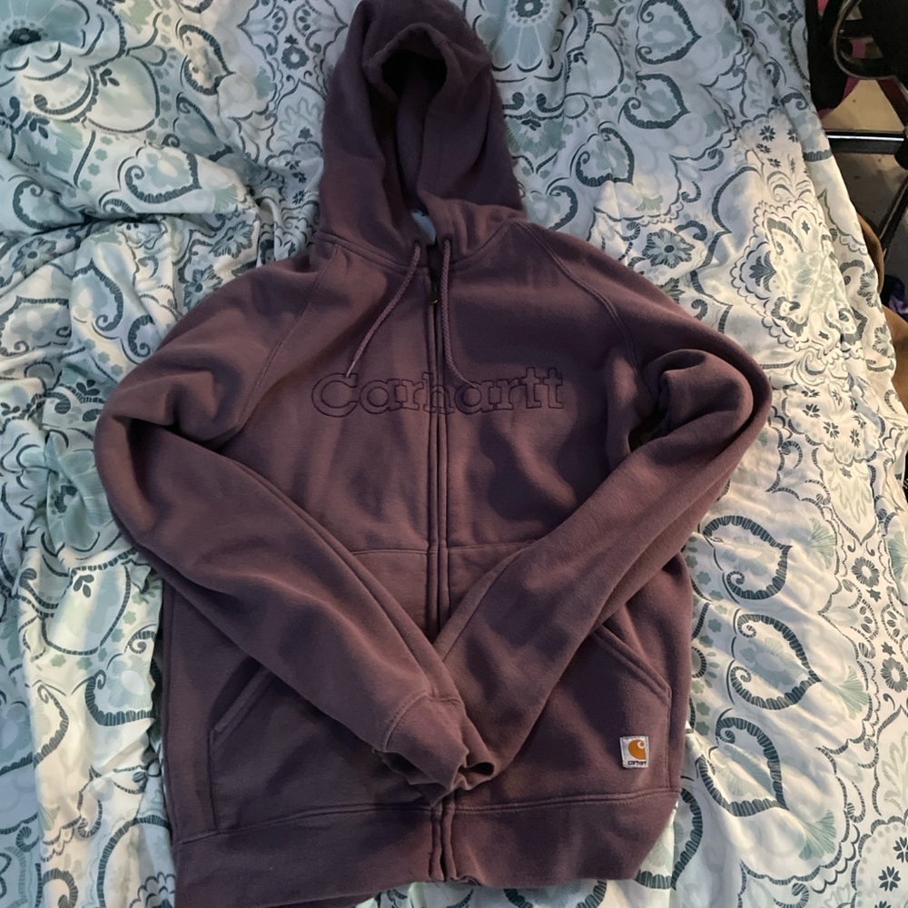 purple carhartt hoodie